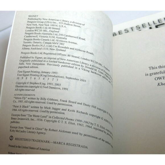 DARK TOWER BOXED SET BOOKS 1-4 Stephen King First Signet Printing Paperback - Picture 5 of 8